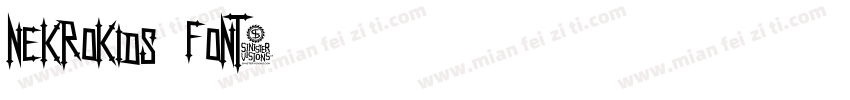 NekroKids Font字体转换